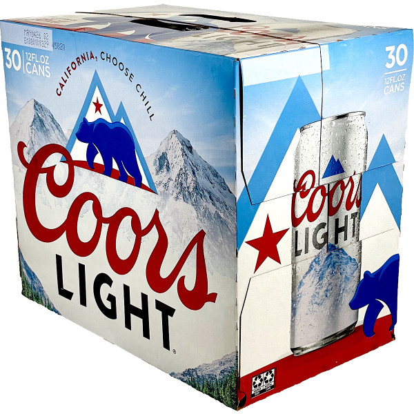 Coors Light 30-Pack Can