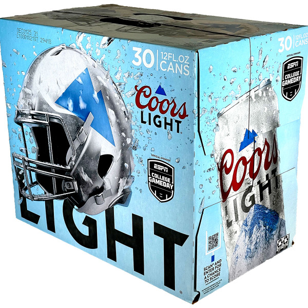 Coors Light 30-Pack Can