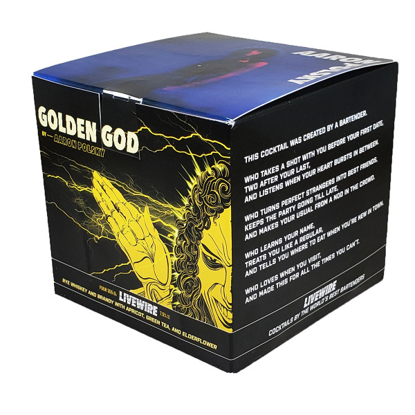 Livewire Golden God Ready-To-Drink Cocktail 4-Pack 12oz Can