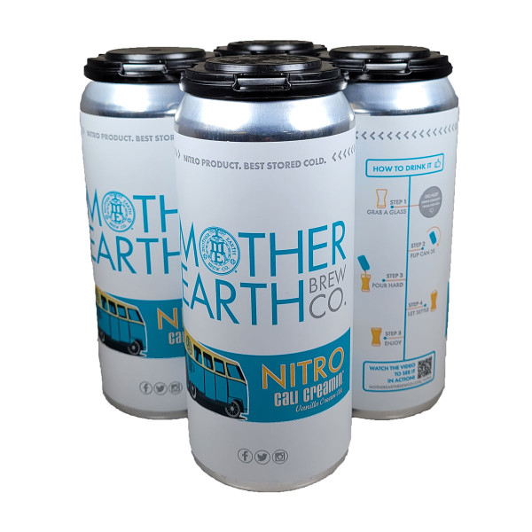 Mother Earth Nitro Cali Creamin' Vanilla Cream Ale  4-Pack Can