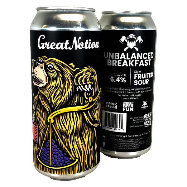 Great Notion Unbalanced Breakfast Tart Ale Can