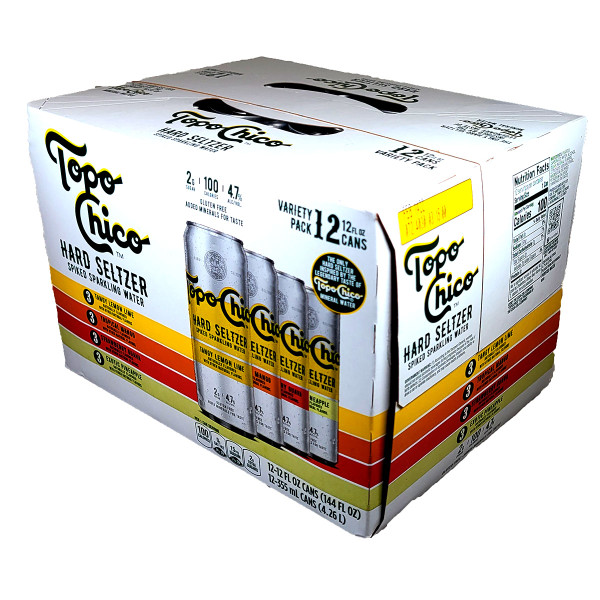 Topo Chico Hard Seltzer Variety 12-Pack Can