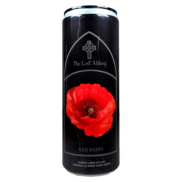 The Lost Abbey Red Poppy Sour Cherry Brown Ale Can