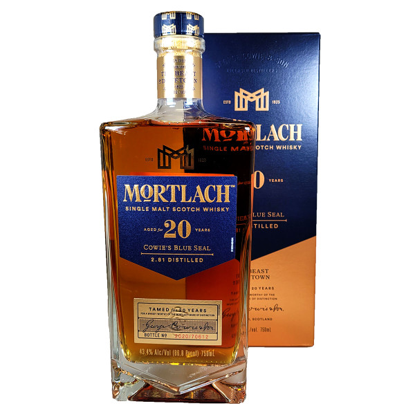 Mortlach 20 Year "Cowie's Blue Seal" Single Malt Scotch Whisky