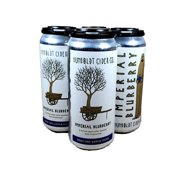 Humboldt Imperial Blurberry Semi-Dry Apple Cider 4-Pack Can