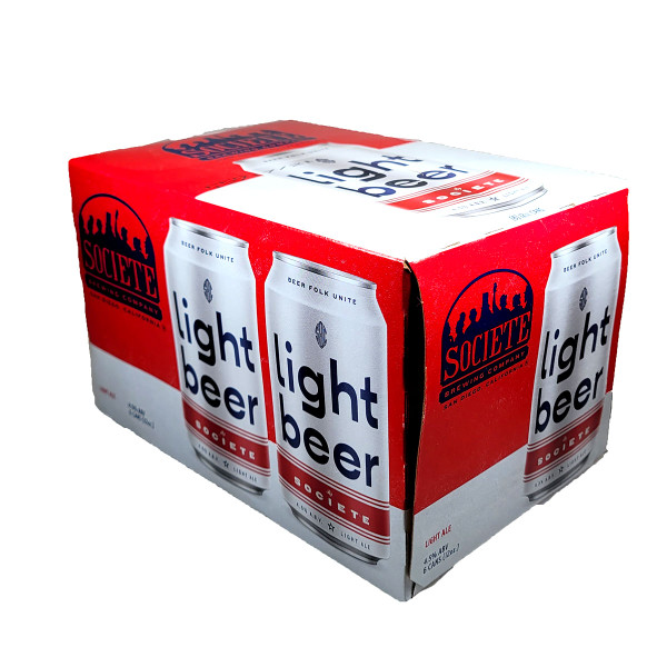 Societe Light Beer 6-Pack Can