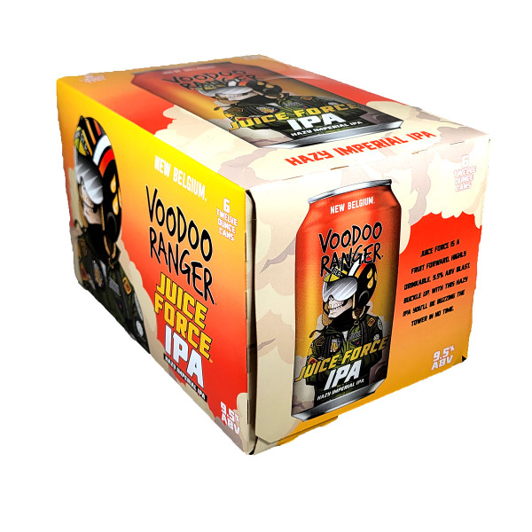New Belgium Voodoo Ranger Juice Force Hazy Imperial IPA 6-Pack Can