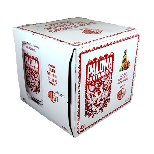 SouthNorte Paloma Crafted Cocktail 4-Pack Can