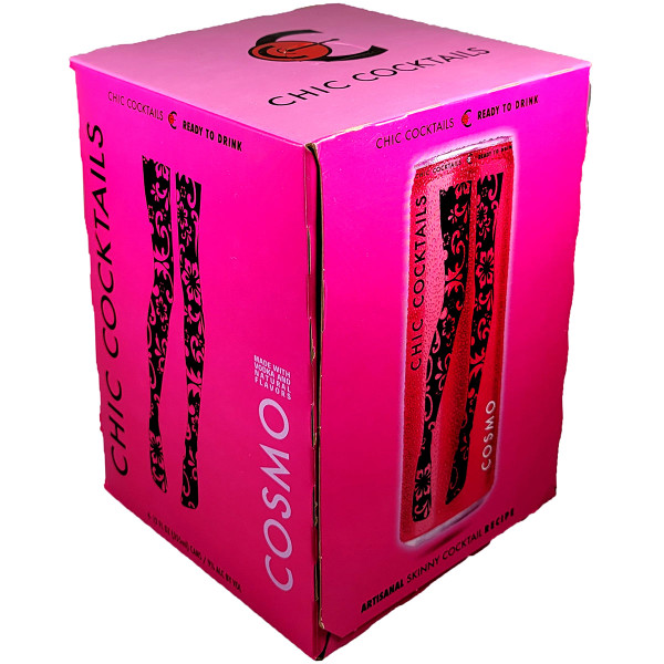 Chic Cocktails Cosmopolitan 4-Pack Can