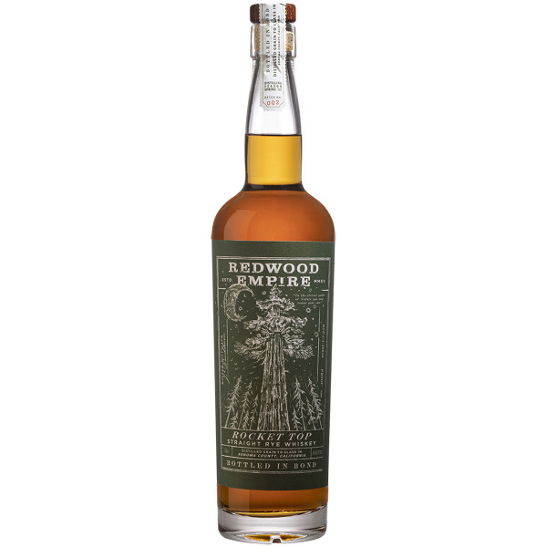 Redwood Empire Rocket Top Bottled-In-Bond Straight Rye Whiskey