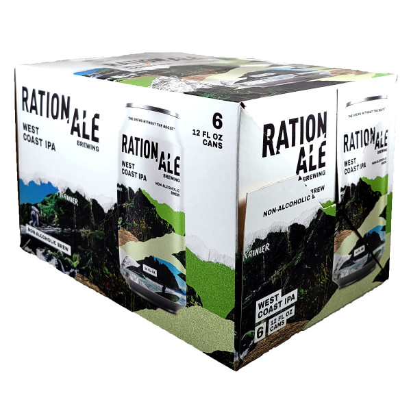 RationAle Non-Alcoholic West Coast IPA 6-Pack Can RationAle Non-Alcoholic West Coast IPA 6-Pack Can