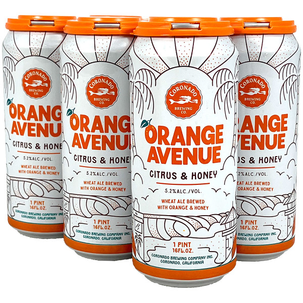 Coronado Orange Avenue Wit 6-Pack Can