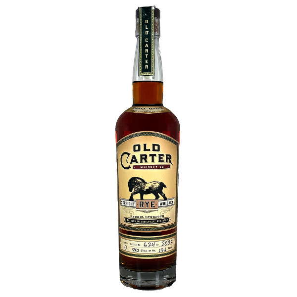 Old Carter Straight Rye Whiskey Batch #10