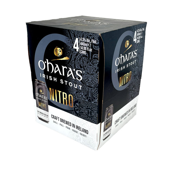 O'Hara's Irish Stout Nitro 4-Pack Can