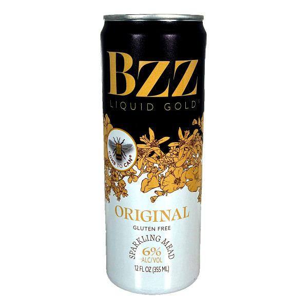 Meadiocrity Bzz Liquid Gold Original Sparkling Mead Can