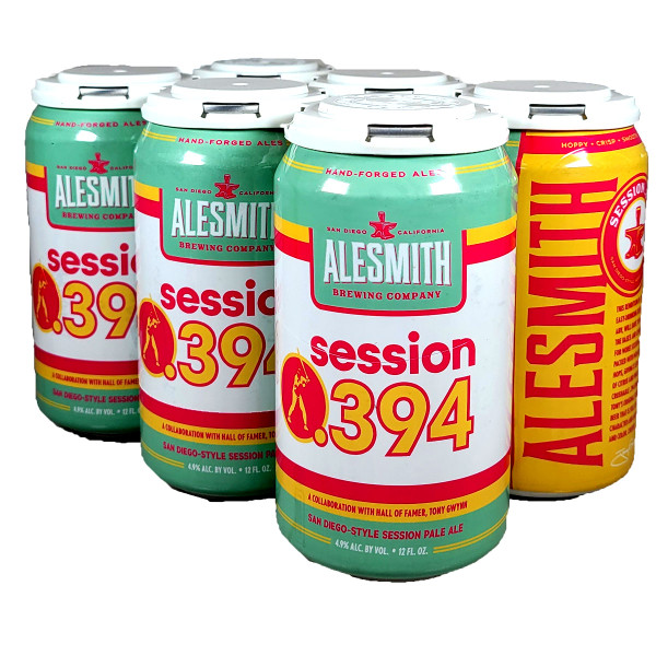 AleSmith Session .394 San Diego-Style Session Pale Ale 6-Pack Can