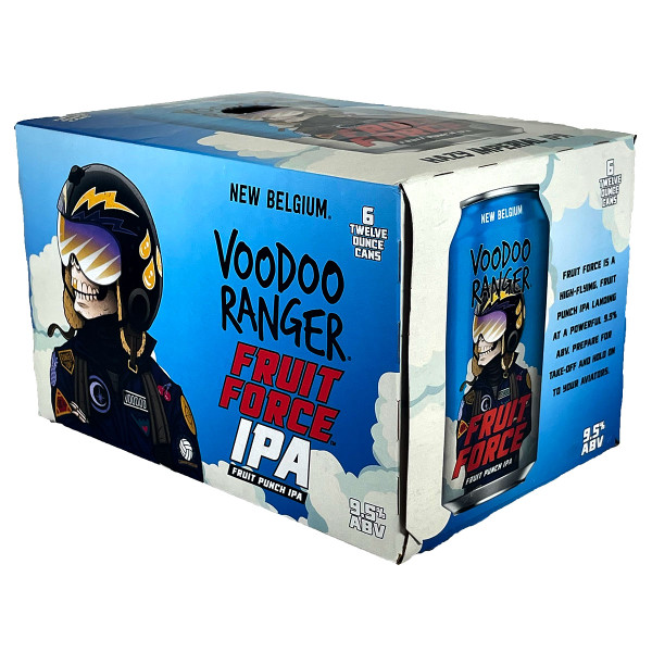 New Belgium Voodoo Ranger Fruit Force Fruit Punch IPA 6-Pack Can