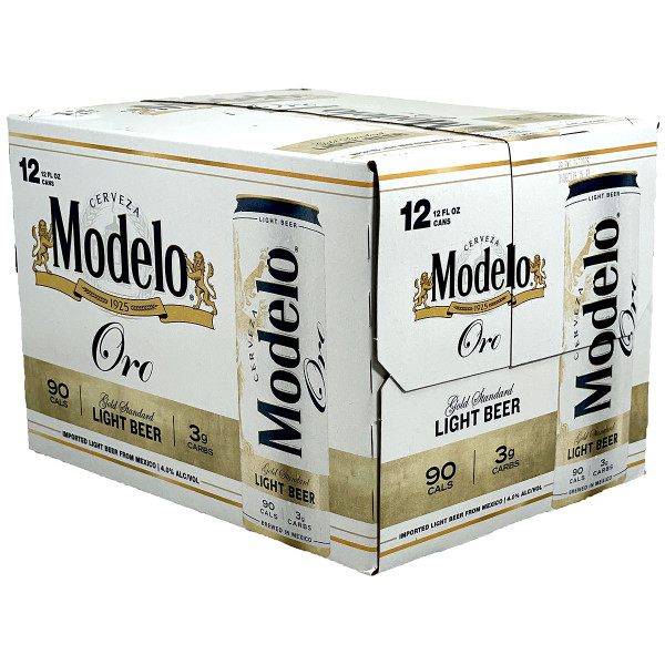 Modelo Oro Gold Standard Light Beer 12-Pack Can
