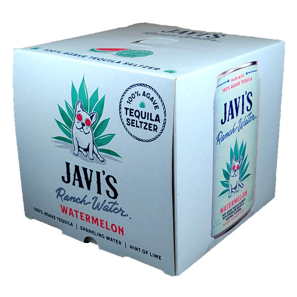 Javi's Watermelon Ranch Water 4-Pack Can