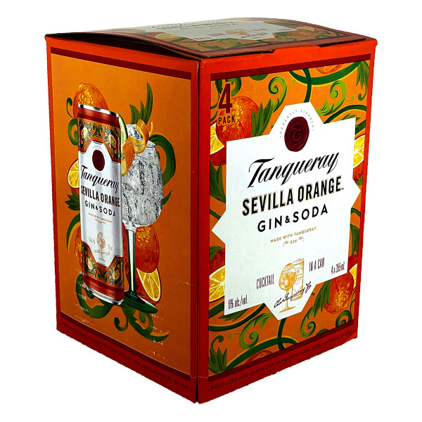 Tanqueray Sevilla Gin & Soda Ready-To-Drink 4-Pack Can