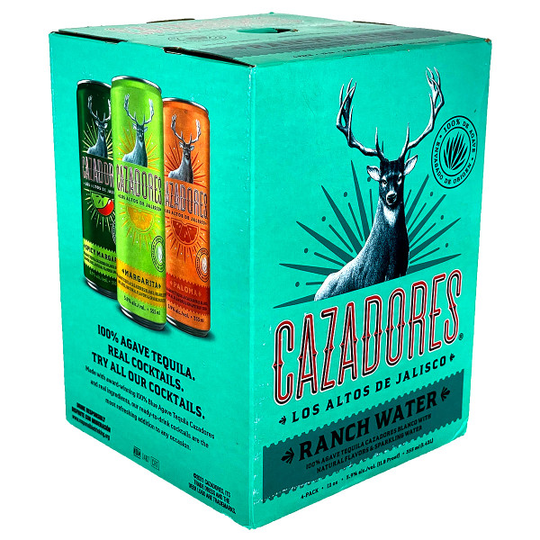 Cazadores Ranch Water Ready-To-Drink 4-Pack Can