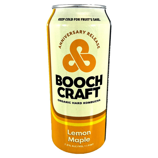 Boochcraft Lemon Maple Organic Hard Kombucha Can
