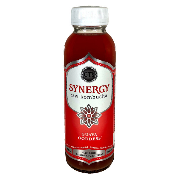 GT's Synergy Guava Goddess Raw Kombucha