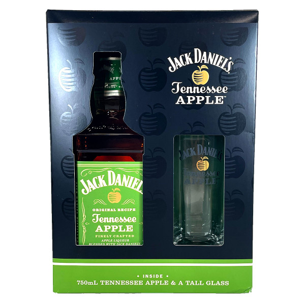 Jack Daniels Apple Whiskey Gift Pack With Collins Glass