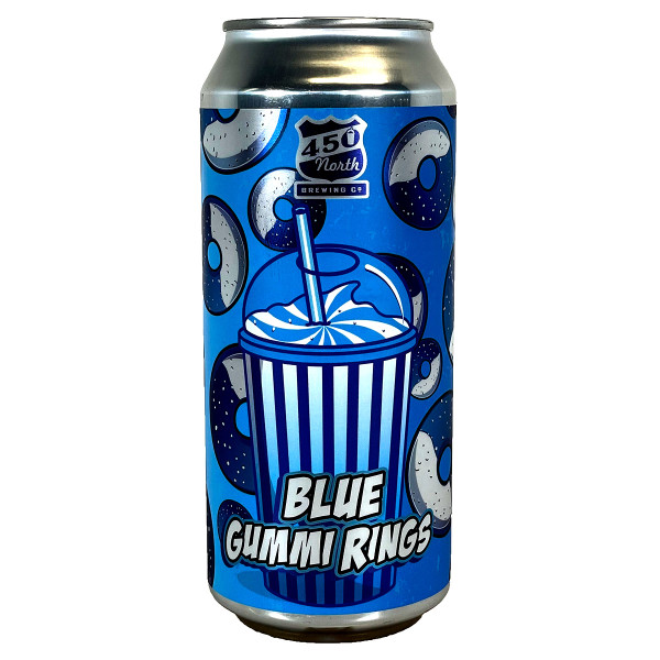 450 North Blue Gummi Rings Slushy XXL Smoothie-Style Sour Ale Can