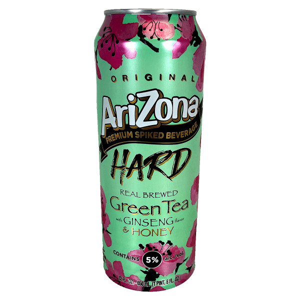 AriZona Hard Green Tea 22oz Can