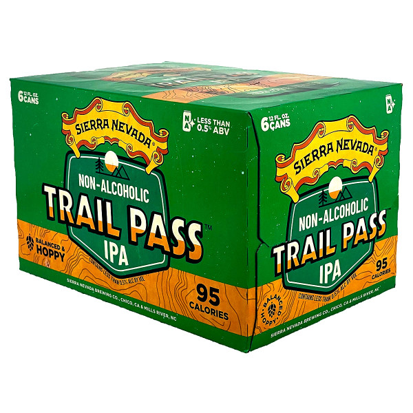 Sierra Nevada Trail Pass Non-Alcoholic IPA 6-Pack Can
