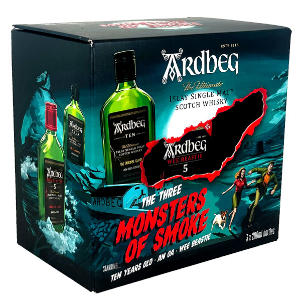 Ardbeg The 3 Monsters Of Smoke 3X200ml Bottles