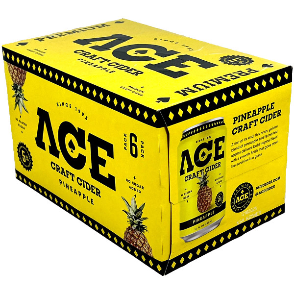 Ace Pineapple Craft Cider 6-Pack Can