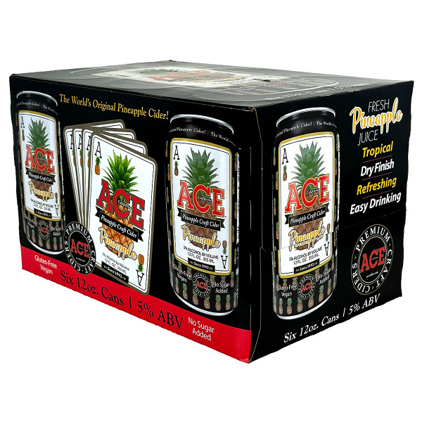 Ace Pineapple Craft Cider 6-Pack Can