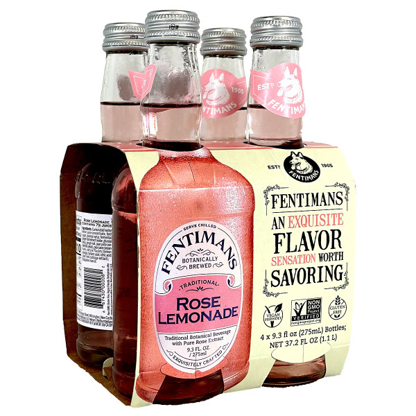 Fentinman's Rose Lemonade 4-Pack Bottle