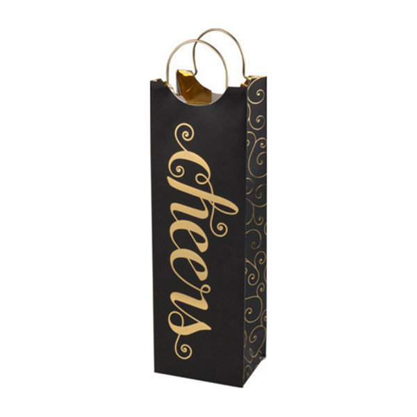 Assorted Colors Cheers Wine Gift Bag