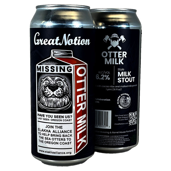 Great Notion Otter Milk Milk Stout Can