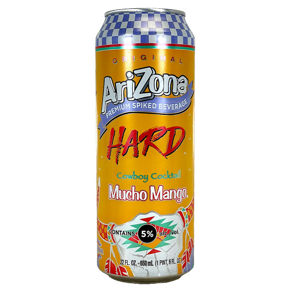 AriZona Hard Mucho Mango 22oz Can