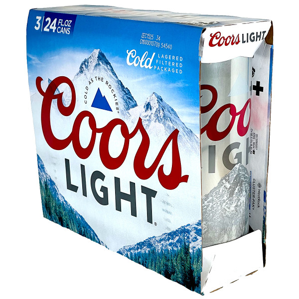 Coors Light 3-Pack 24oz Can