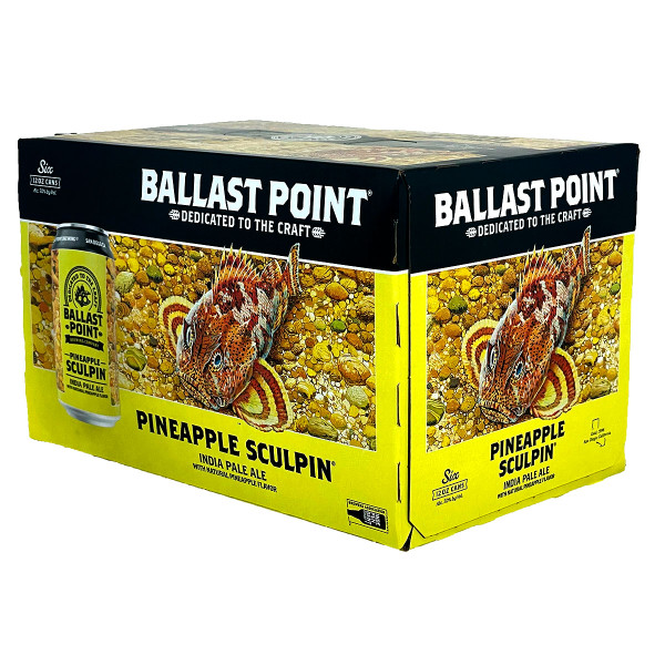 Ballast Point Pineapple Sculpin IPA 6-Pack Can