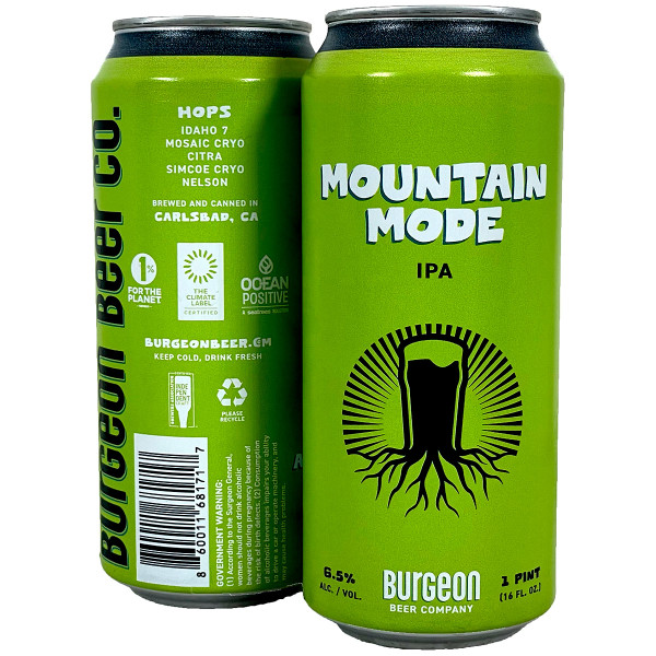 Burgeon Mountain Mode IPA Can