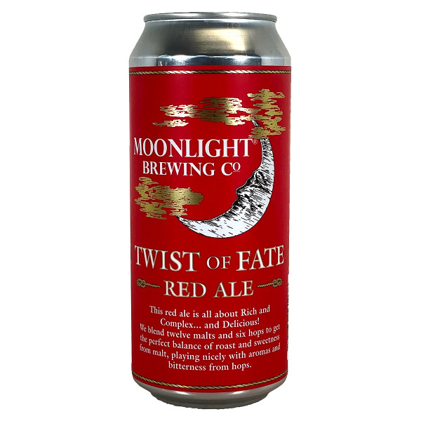 Moonlight Brewing Twist Of Fate Red Ale Can