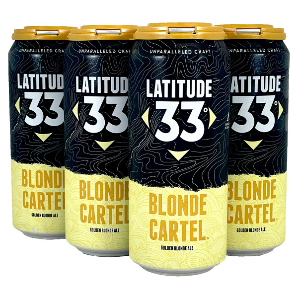 Latitude 33 Blonde Cartel Golden Blonde Ale 6-Pack Can