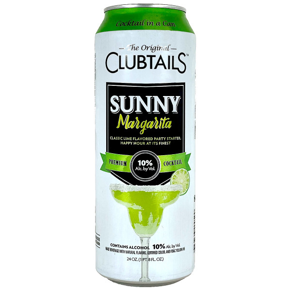 Clubtails Sunny Margarita Premium Malt Beverage Cocktail Can
