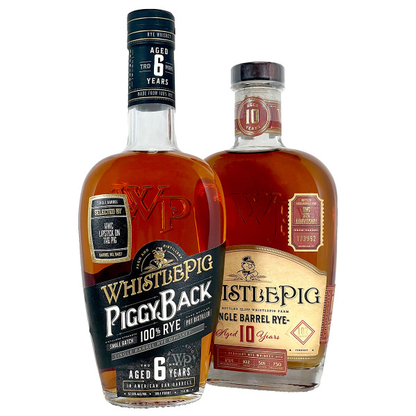 HWC WhistlePig 10 Year & Piggy Back 6 Year Rye Whiskey Barrel Picks