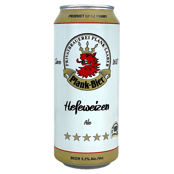 Plank-Bier Hefeweizen Ale Can