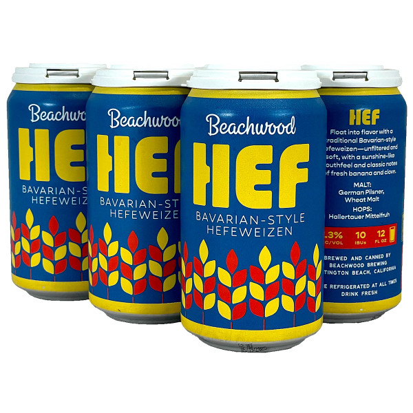 Beachwood Hef Bavarian-Style Hefeweizen 6-Pack Can
