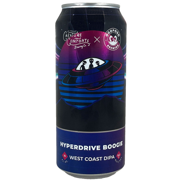 Creature Comforts [+ Ogopogo] Hyperdrive Boogie West Coast DIPA Can