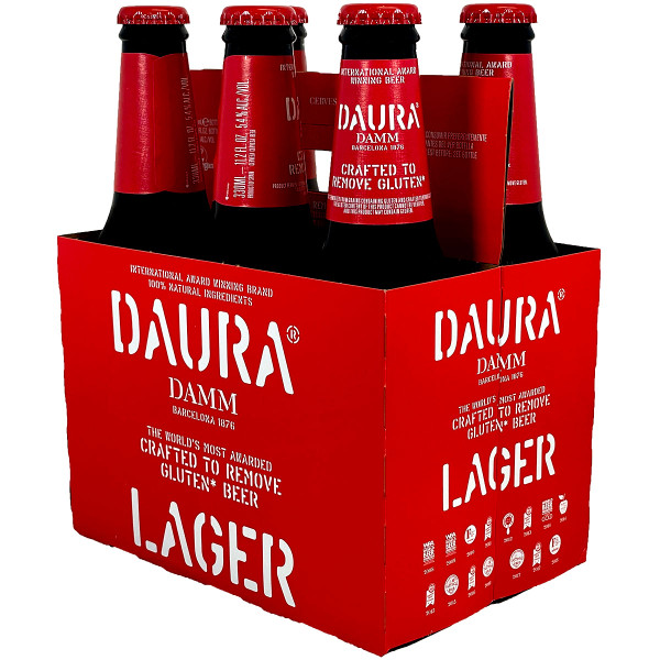 Daura Damm Gluten Free Lager Beer 6-Pack