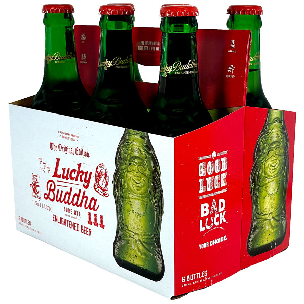 Lucky Buddha Enlightened Beer 6-Pack Lucky Buddha Enlightened Beer 6-Pack